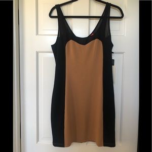 Tan forever 21 dress bodycon dress